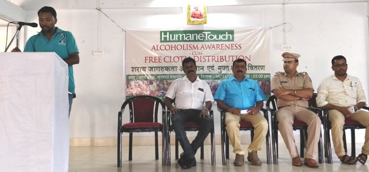 Alcoholism Awareness and Clotheshare at Baratang by Humane Touch